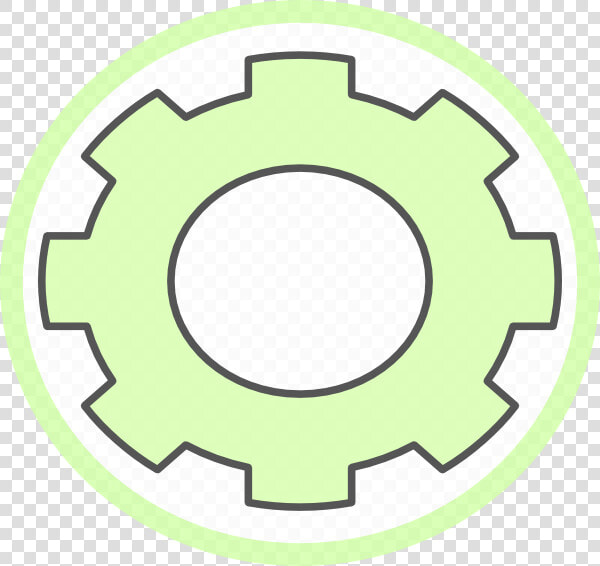 Cog Green Gear Svg Clip Arts   Cog With Exclamation Icon  HD Png DownloadTransparent PNG