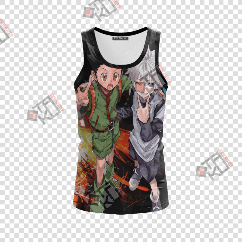 Hunter X Hunter Gon And Killua 3d Tank Top   Neon Genesis Evangelion  HD Png DownloadTransparent PNG
