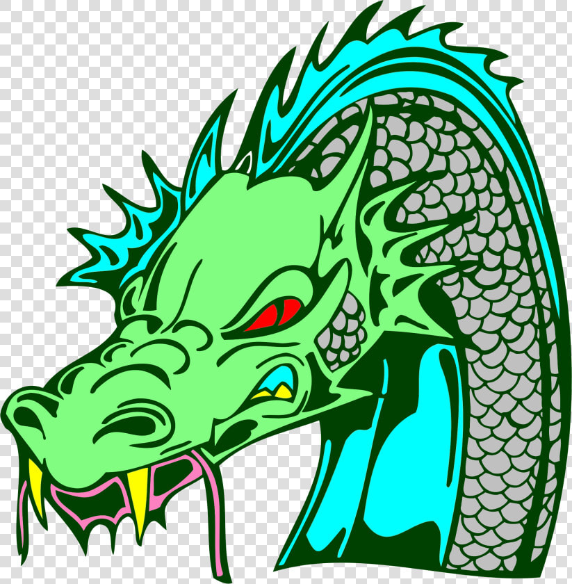 Angry Green Dragon Clip Arts   Green Dragon Head Png  Transparent PngTransparent PNG