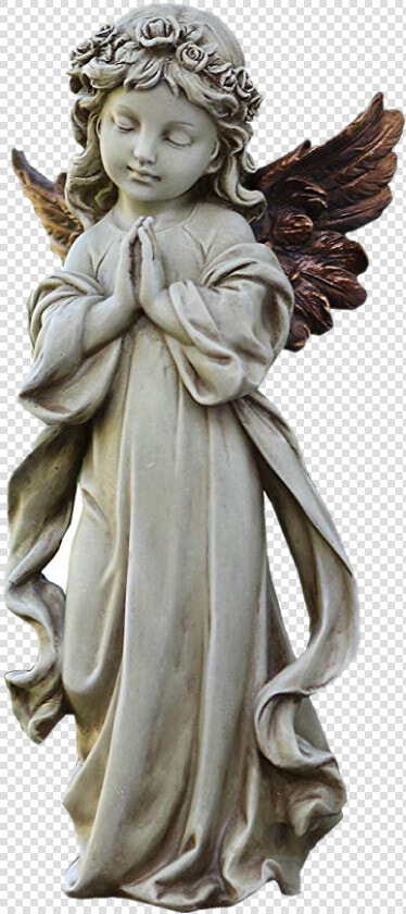 Angel Praying Transparent   Praying Angel Statue  HD Png DownloadTransparent PNG