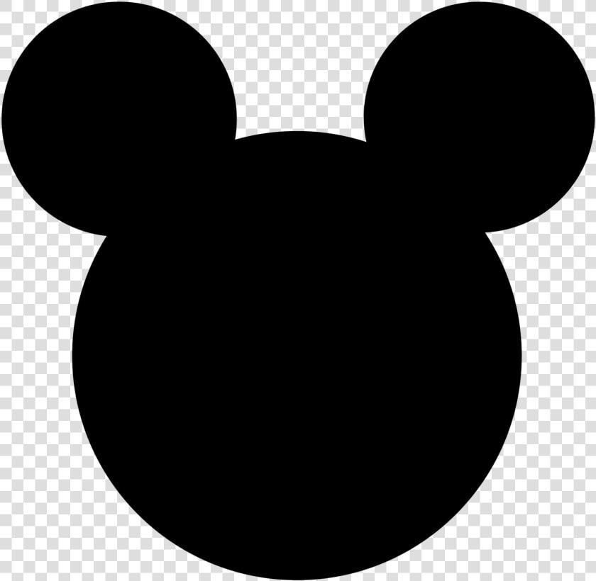 Mickey Mouse Minnie Mouse Clip Art   Mickey Mouse Face Black  HD Png DownloadTransparent PNG