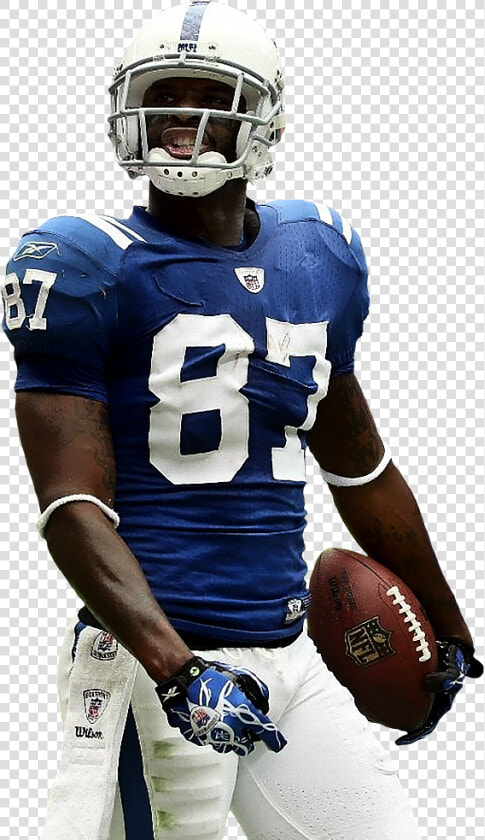 Transparent Colts Helmet Png   Reggie Wayne Png  Png DownloadTransparent PNG