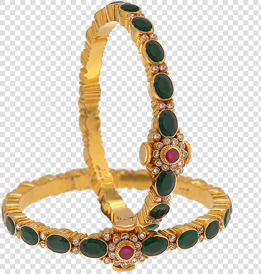 Latest Antique Gold Bangles  HD Png DownloadTransparent PNG