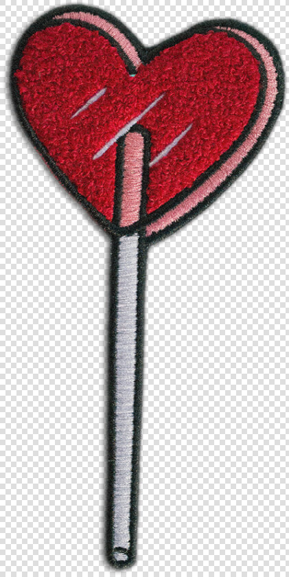  lollipop  cute  love  heart  tumblr  aesthetic  red   Heart Patch  HD Png DownloadTransparent PNG