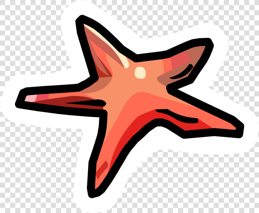 Starfish Clipart Beach Gear   Orange Pins Club Penguin  HD Png DownloadTransparent PNG