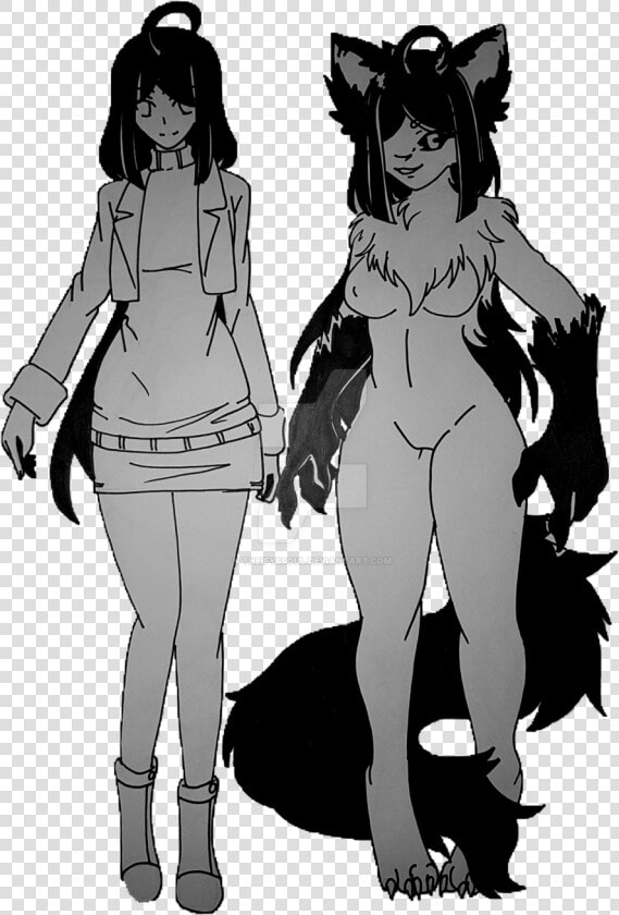 Lupinia Is A Pure Blooded French Werewolf   Cartoon  HD Png DownloadTransparent PNG