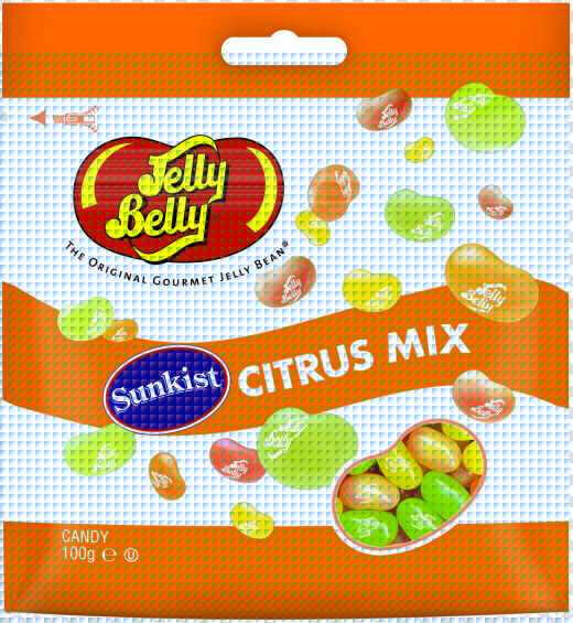 Jelly Belly Citrus Mix   Sunkist Citrus Jelly Belly  HD Png DownloadTransparent PNG
