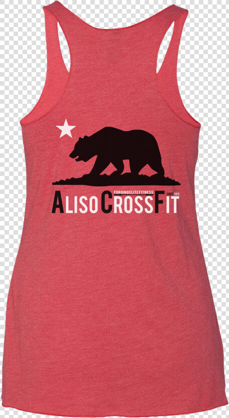 Acf California Bear Ladies Racerback Tank   Active Tank  HD Png DownloadTransparent PNG