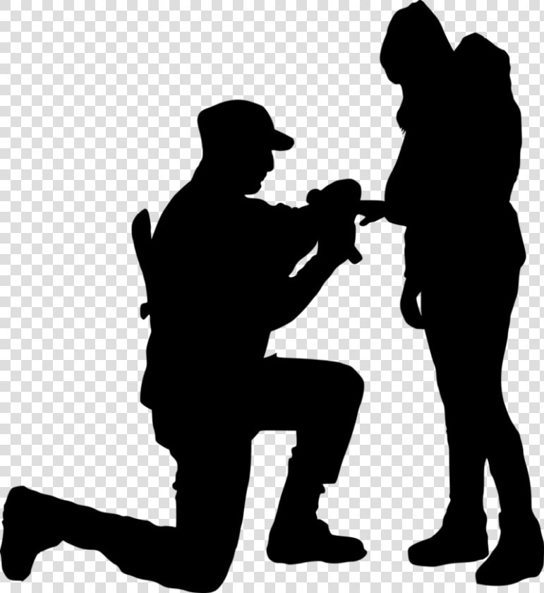 Proposal silhouette   Silhouette  HD Png DownloadTransparent PNG