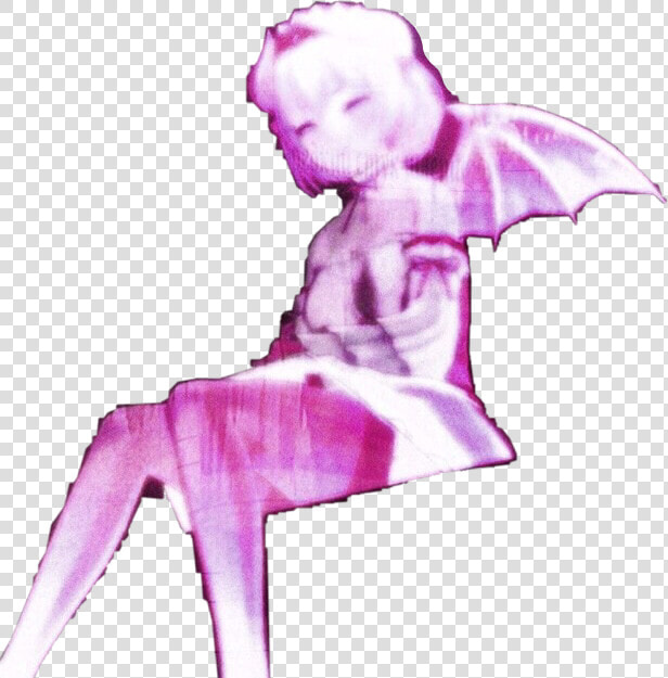  angel  devil  glowing  glow  purple  anime  cyber   Bladee Edit  HD Png DownloadTransparent PNG