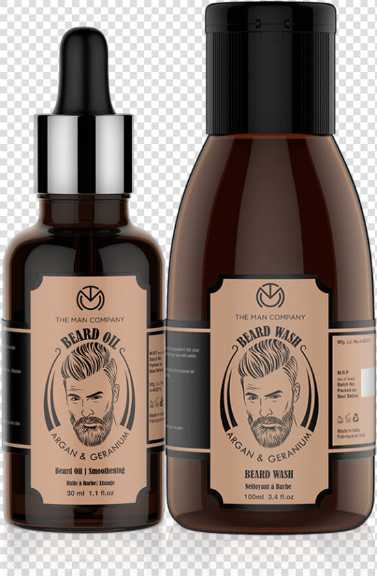 Beard Combo   Rate Of Beard Oil The Man Company  HD Png DownloadTransparent PNG