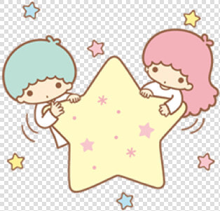  littletwinstars  kiki  lala  pastel  soft  softcore   Cartoon  HD Png DownloadTransparent PNG