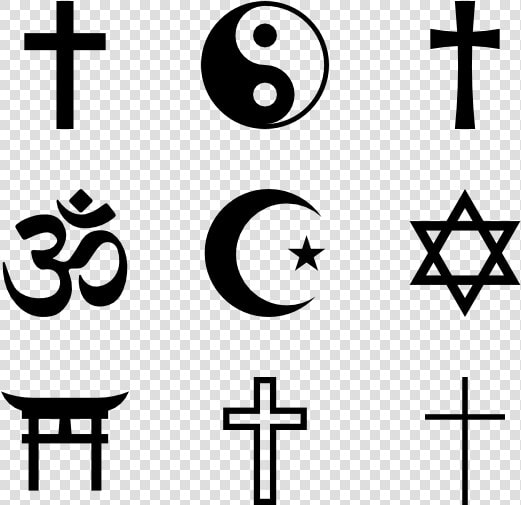 Religion Symbols 50 Free Icons   Islam Hinduism And Buddhism  HD Png DownloadTransparent PNG