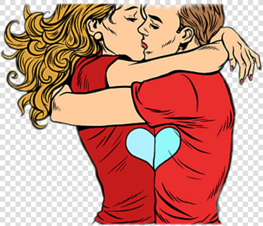  couple  love  kissing  cartoon   Kissing Cartoon  HD Png DownloadTransparent PNG
