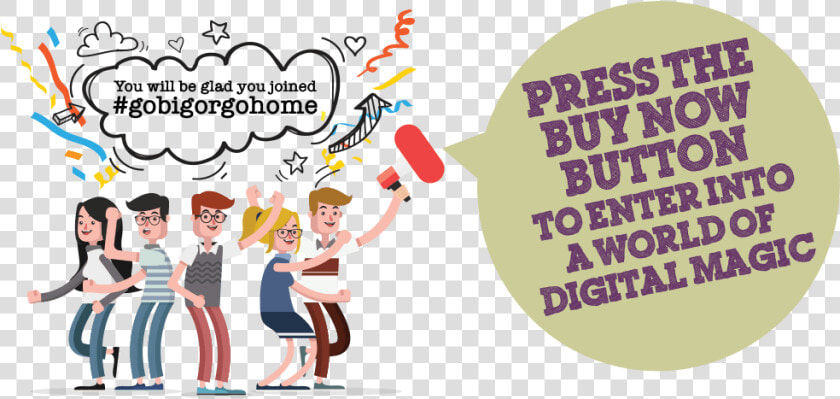 Press The Buy Now Button   Illustration  HD Png DownloadTransparent PNG