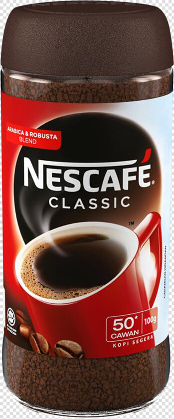 Nescafe Classic 100g   Nescafe Coffee Jar  HD Png DownloadTransparent PNG
