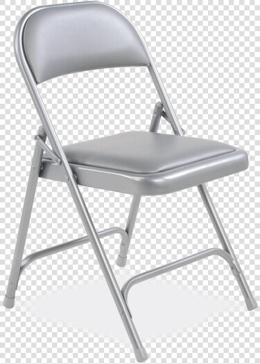 Folding Chair Png Transparent   Gray Plastic Folding Chair  Png DownloadTransparent PNG