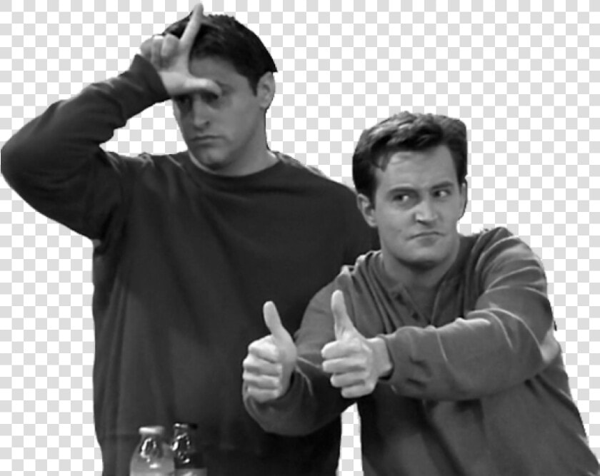 Chandler And Joey Sticker  HD Png DownloadTransparent PNG