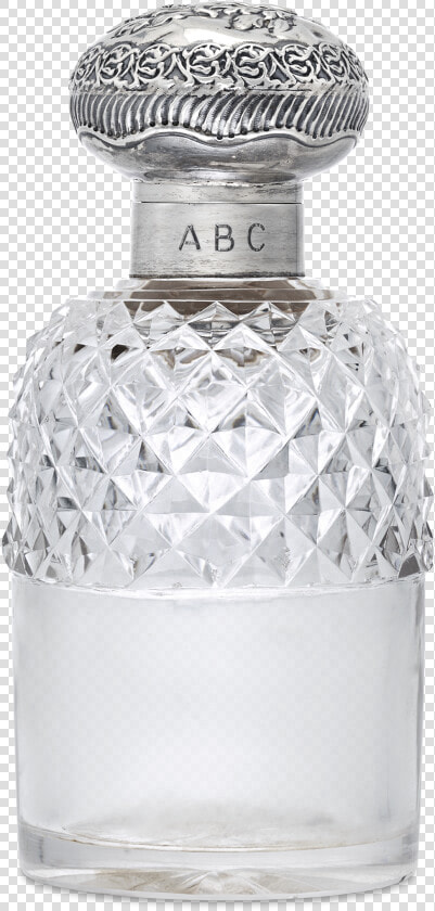 Victorian Cut Glass Perfume Bottle   Glass Bottle  HD Png DownloadTransparent PNG