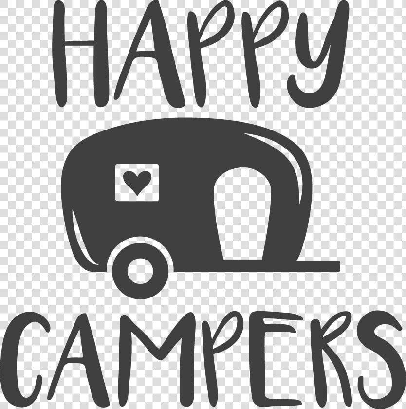 Clip Art Happy Camper Silhouette   Transparent Happy Camper Png  Png DownloadTransparent PNG
