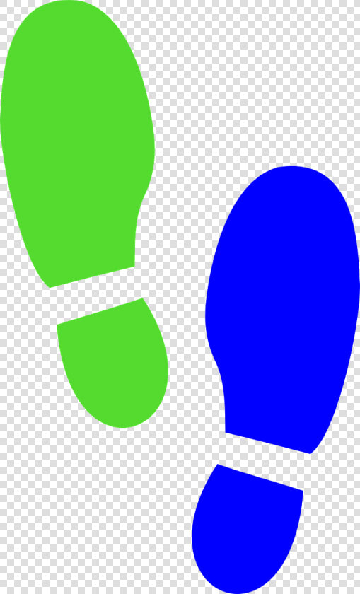 Shoe Print Blue Green Clip Art At Clipart Library   Clip Art Shoe Prints  HD Png DownloadTransparent PNG