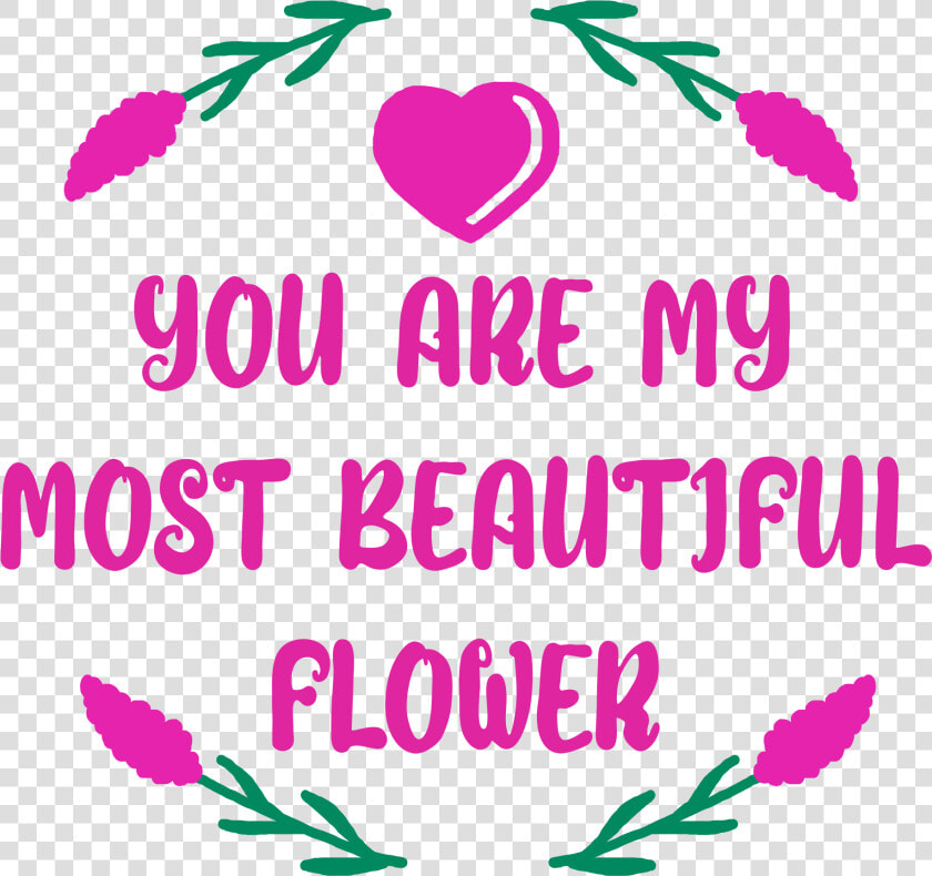You Are My Most Beautiful Flower Example Image  HD Png DownloadTransparent PNG
