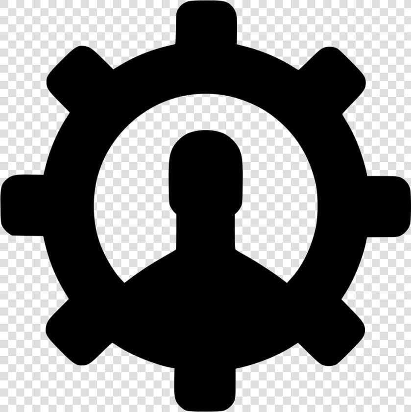 Productivity Gear   User Icon Gear  HD Png DownloadTransparent PNG