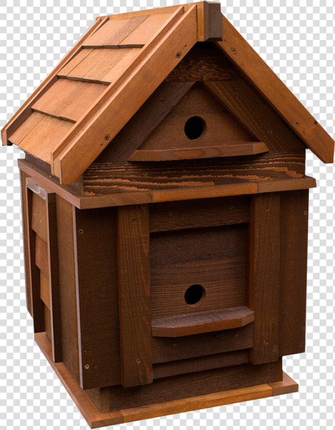 Larger Red Cedar Birdhouse   Wood  HD Png DownloadTransparent PNG