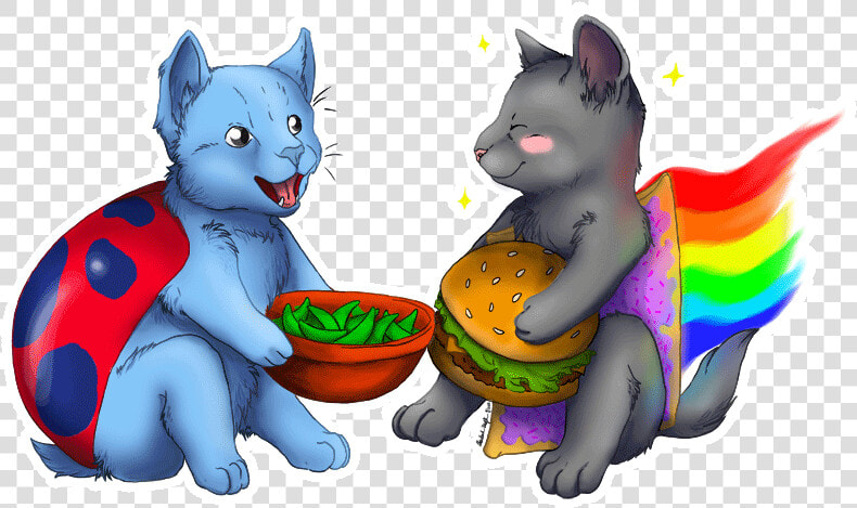 Poptart Cat With Bugcat  HD Png DownloadTransparent PNG