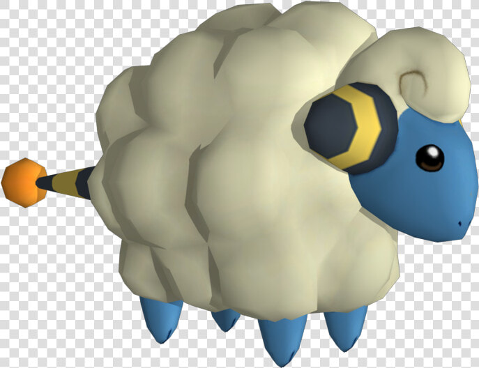 Cartoon clip   Pokepark Mareep  HD Png DownloadTransparent PNG