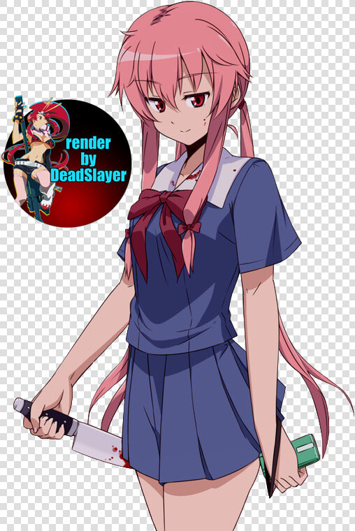 Mirai Nikki Yuno Gasai Render  HD Png DownloadTransparent PNG