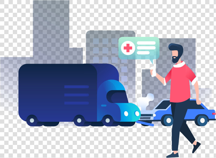 Person Calling Ambulance At A Car Crash Scene   Don T Tell Dad About My Accident  HD Png DownloadTransparent PNG