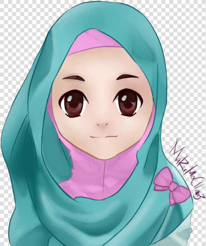 Muslimah Girl By Anis2020 On Deviantart   Anime Muslim  HD Png DownloadTransparent PNG