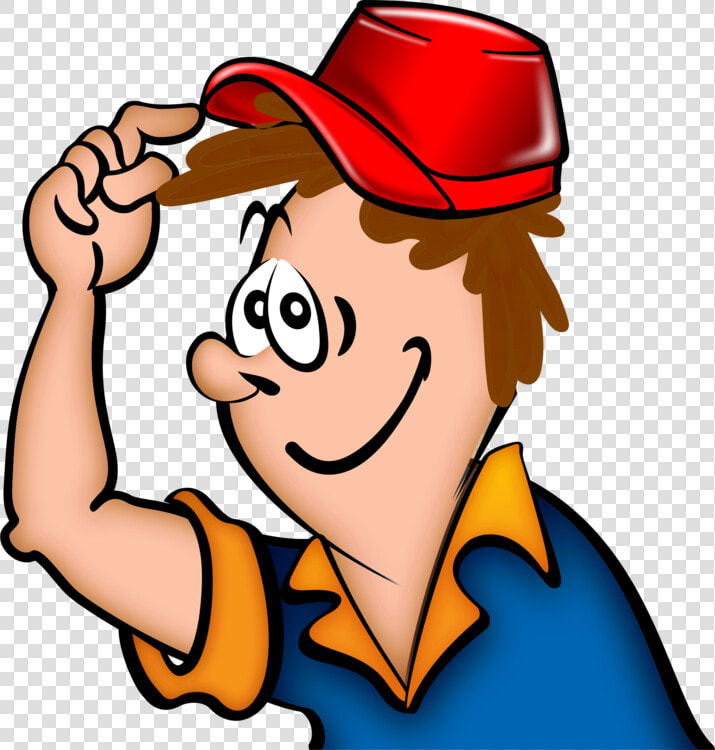 Human Behavior male thumb   Man With A Cap Clipart  HD Png DownloadTransparent PNG