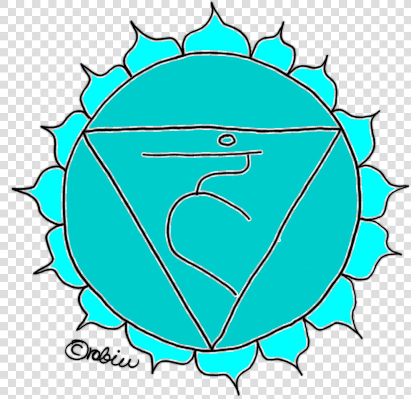 Fifth Chakra Vishuddha Chakra Throat Chakra   Circle  HD Png DownloadTransparent PNG