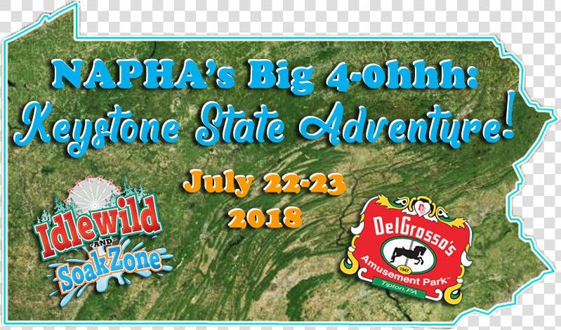 Logos Showing Locations Of Napha S Summer Trip To Idlewild   Delgrosso  39 s Amusement Park  HD Png DownloadTransparent PNG