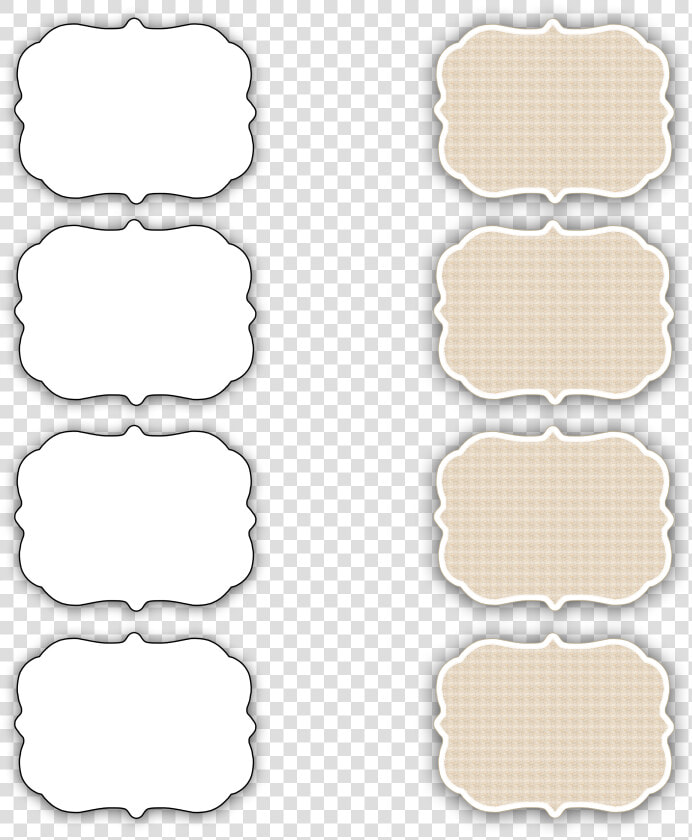 Blank Gift Tag Templates   Illustration  HD Png DownloadTransparent PNG
