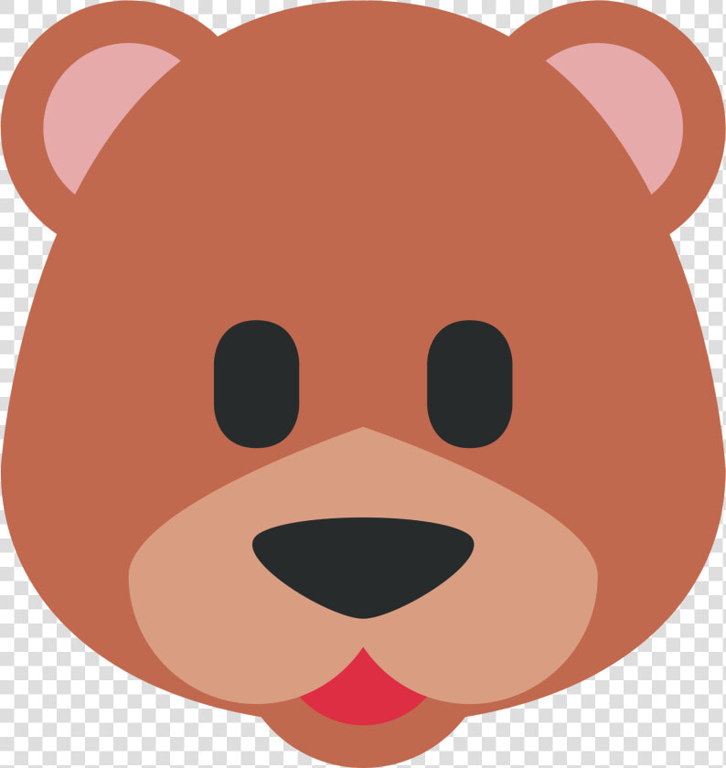 Bear Twitter Emoji Png   Png Download   Bear Emoji Twitter  Transparent PngTransparent PNG