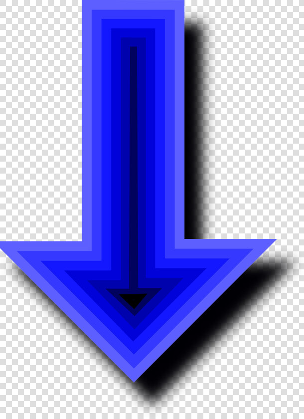 Arrows  Blue  Down  Pointing  Direction  Pointers   Arrow Clip Art  HD Png DownloadTransparent PNG
