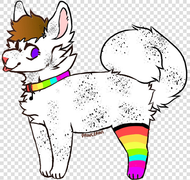 Rainbow Dalmation Chow Chow Mix Adopt Ota Open   Cartoon  HD Png DownloadTransparent PNG