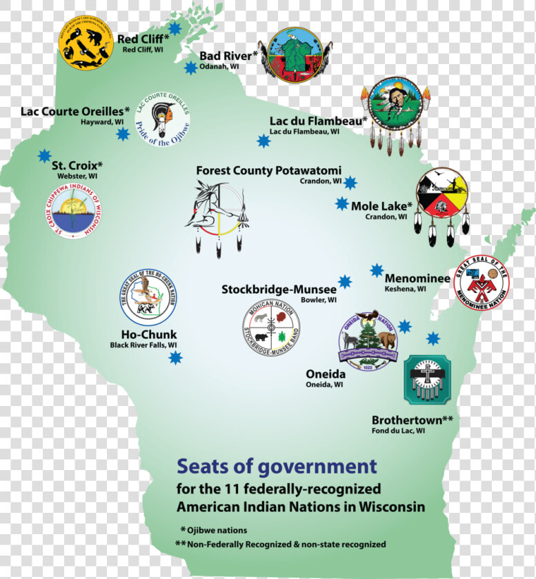 Map   Native American Tribes In Wisconsin Map  HD Png DownloadTransparent PNG
