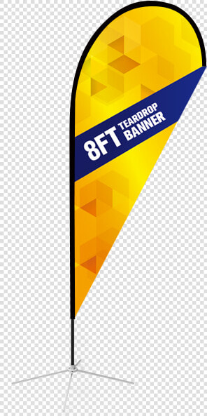 8ft Teardrop Flag With Cross Base  amp  Water Bag   Banner  HD Png DownloadTransparent PNG