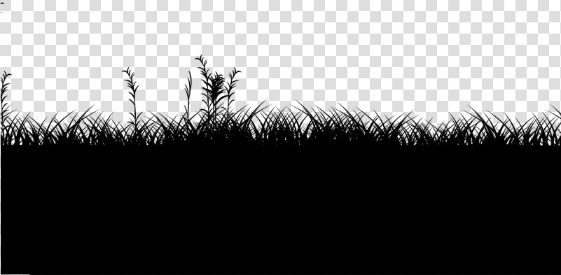 Clipart Freeuse Library Grass Silhouette Clipart   Silhouette  HD Png DownloadTransparent PNG