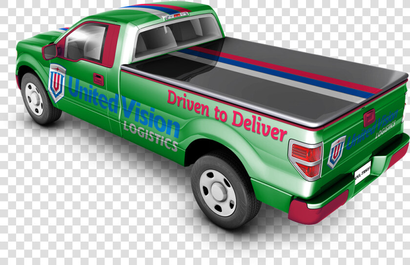Back View Green   Back View Of Pickup Truck  HD Png DownloadTransparent PNG