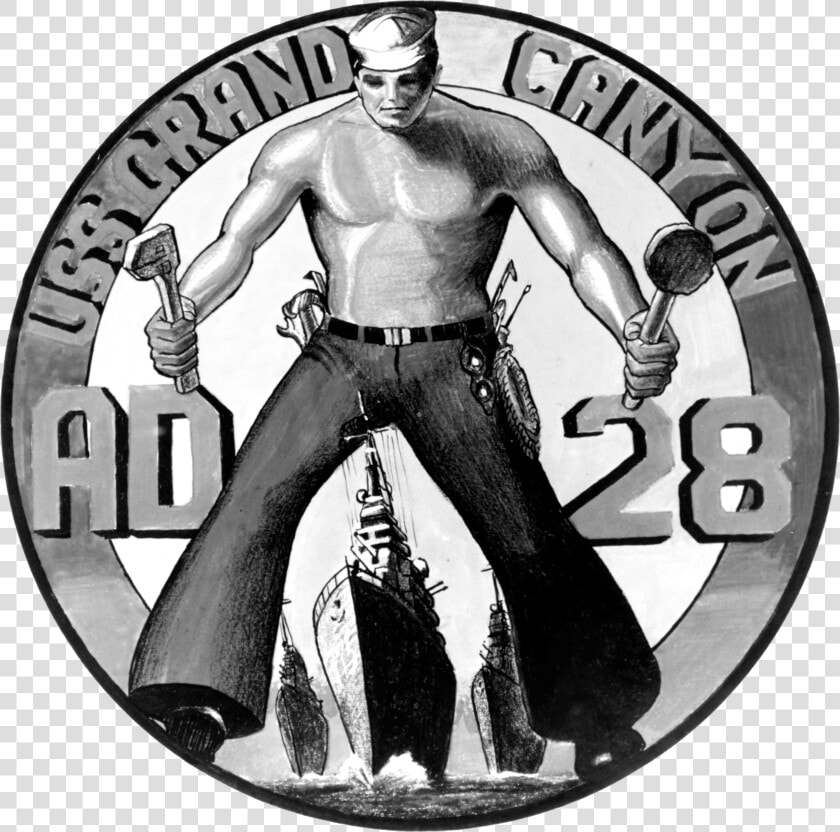 Uss Grand Canyon Insignia  1968  nh 65528 Kn    Illustration  HD Png DownloadTransparent PNG