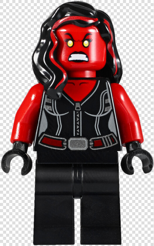76078 Red She Hulk   Lego Red She Hulk  HD Png DownloadTransparent PNG
