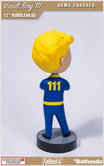 Fallout Vault Boy Bobblehead Back  HD Png DownloadTransparent PNG