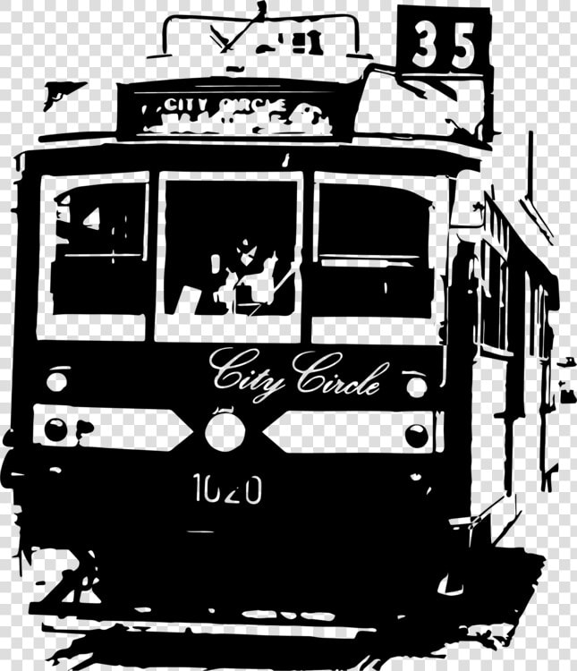 Trolley Trams In Melbourne City Circle Tram Cartoon   City Circle Tram  HD Png DownloadTransparent PNG