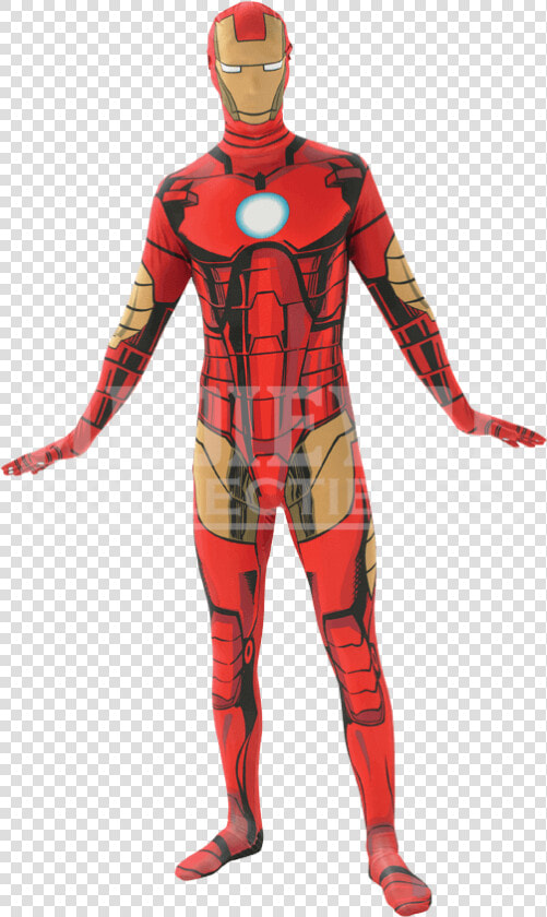Adult Iron Man Second Skin Costume   Spider Man Suit Design  HD Png DownloadTransparent PNG