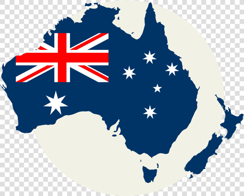 Flag Of Australia Map   Australia Flag Map Png  Transparent PngTransparent PNG